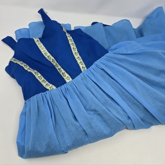 LLUM TONAL BLUE GISELLE CORSET DRESS GIRLS SIZE 6 HALLOWEEN COSTUME DRESS UP - Picture 8 of 16